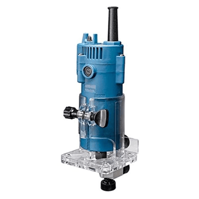 Dongcheng DMP02-6 350W Trimmer, 6mm with 5 Flush Trim Bits
